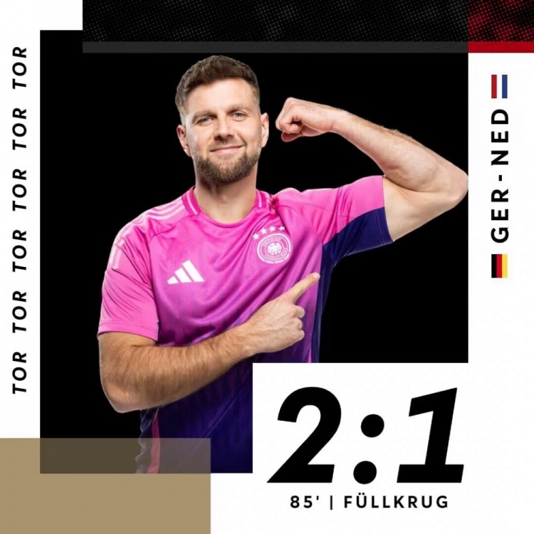 足球友谊赛:德国2-1击败荷兰 菲尔克鲁格攻门被扑 克罗斯回归连场助攻