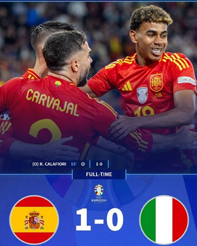 西班牙再胜意大利，成就对手无法逾越的纪录